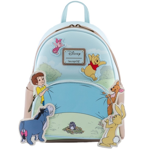 Loungefly Handbags - Disney Loungefly Mini Backpack Winnie The Pooh 95th Anniv. Celebration, NWT.